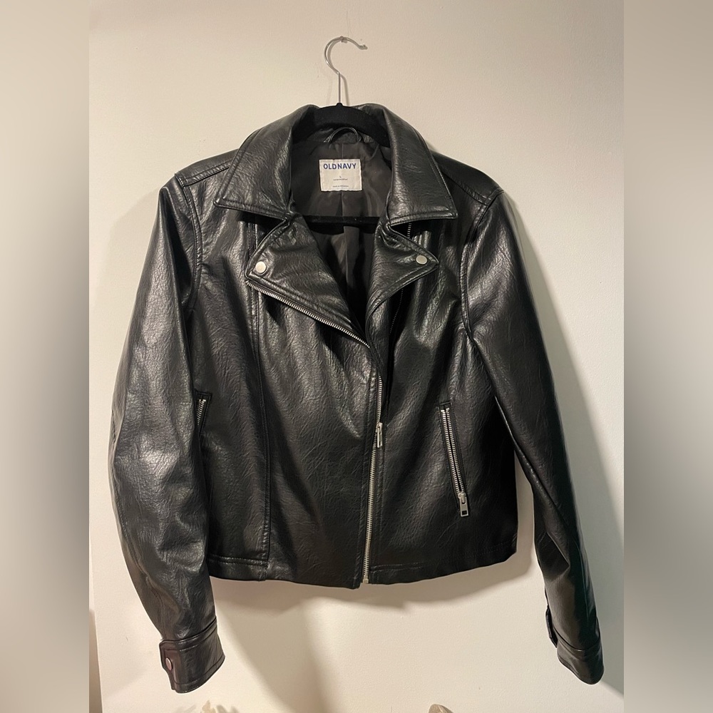 Faux Leather Jacket